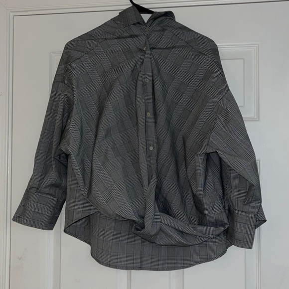 Plaid longsleeve blouse - Picture 1 of 3